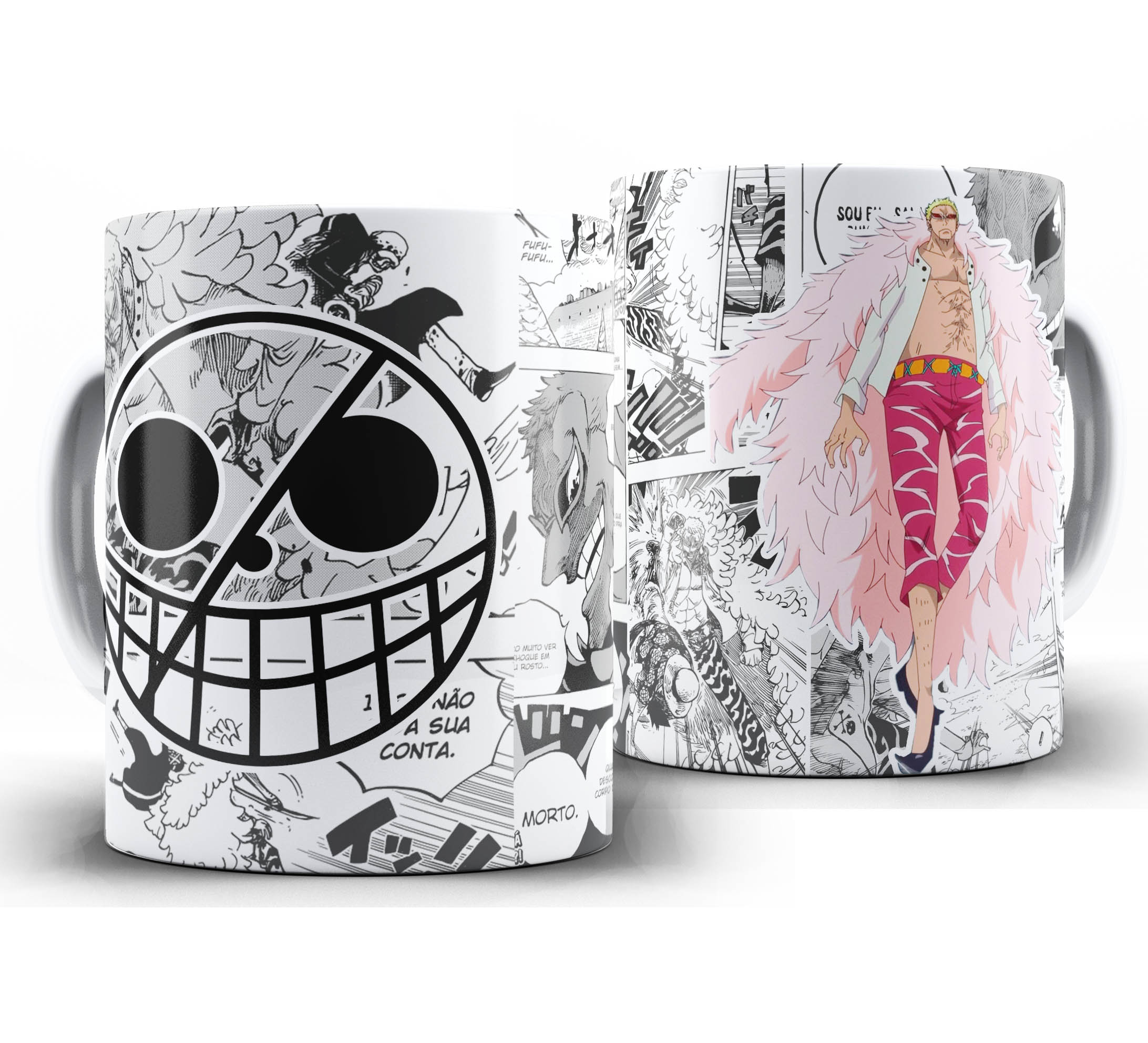 Caneca Anime Mangá - One Piece - Don Quixote Doflamingo